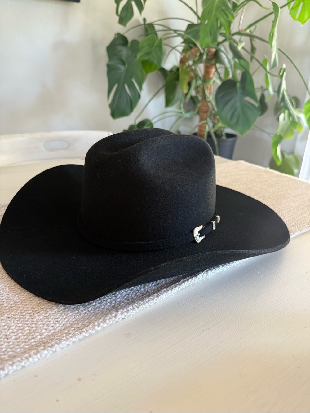 Stetson Black Felt Western Cowboy Hat